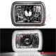 Ford Bronco 1979-1986 Black SMD LED Sealed Beam Headlight Conversion