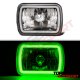 GMC Truck 1982-1987 Black Green Halo Tube Sealed Beam Headlight Conversion