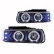 Chevy Tahoe 2000-2006 Black Halo Projector Headlights LED