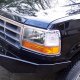 Ford F350 1992-1996 Black Headlights