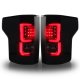 Ford F150 2015-2017 Black Smoked LED Tail Lights