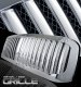 Ford Excursion 2000-2004 Chrome Mesh Vertical Grille