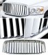 Dodge Ram 2006-2008 Chrome Wide Vertical Bar Grille