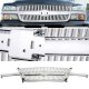 Chevy Avalanche 2003-2006 Chrome Bar Vertical Grille