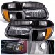 1997 Mercury Mountaineer Black Headlights