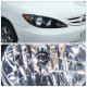 Toyota Camry 2005-2006 Black Euro Headlights