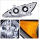 Toyota Camry 2005-2006 Black Euro Headlights