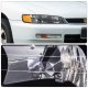 Honda Accord 1994-1997 Black Headlights Set