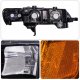 Honda Accord 1994-1997 Black Headlights Amber Corner Lights