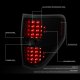 Ford F150 2009-2014 Black Smoked LED Tail Lights