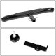 Ford F350 Super Duty 1999-2007 Receiver Hitch Step Bar Black Curved