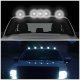 Ford F550 Super Duty 2008-2010 Clear White LED Cab Lights