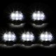 Ford E250 2005-2007 Tinted White LED Cab Lights