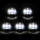 Ford F350 Super Duty 2008-2010 Tinted White LED Cab Lights