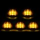 Ford E350 2005-2007 Tinted Yellow LED Cab Lights