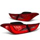 Hyundai Elantra Sedan 2011-2013 Tube LED Tail Lights