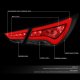 Hyundai Sonata 2011-2014 Smoked Tube LED Tail Lights