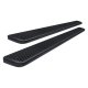 Chevy Silverado 2500HD Crew Cab Short Bed 2007-2014 Wheel-to-Wheel iBoard Running Boards Black Aluminum 6 Inch