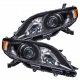 Toyota Sienna 2011-2017 Projector Headlights Black