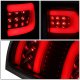 GMC Sierra 3500HD 2007-2014 Black Smoked Tube LED Tail Lights