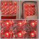 GMC Sierra 2500HD 2007-2014 Clear LED Tail Lights