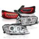 Honda S2000 2000-2003 Halo Projector Headlights Black Tube LED Tail Lights