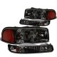 GMC Yukon 1999-2006 Smoked Headlights and Bumper Lights