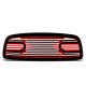 Dodge Ram 2009-2012 Black Red Custom Grille