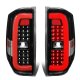 Toyota Tundra 2014-2021 Black Red C-Tube LED Tail Lights