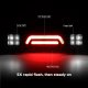 Dodge Ram 3500 2003-2009 Black Smoked Tube Flash LED Third Brake Light