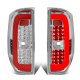 Toyota Tundra 2014-2021 Clear Red C-Tube LED Tail Lights