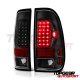 Ford F350 Super Duty 1999-2007 Black LED Tail Lights