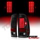 Ford F450 Super Duty 1999-2007 Black LED Tail Lights