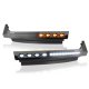 Dodge Ram 2500 2010-2015 LED DRL Bumper Trim Cap Filler Black