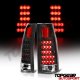 Chevy 3500 Pickup 1988-1998 LED Tail Lights Black