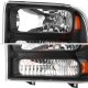 Ford F350 Super Duty 1999-2004 Black Headlights Conversion