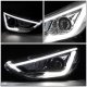 Hyundai Elantra Sedan 2011-2013 LED DRL Projector Headlights