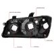 Toyota Highlander 2001-2003 Black Headlights