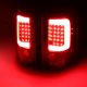 Ford F150 2004-2008 Black Red C-Tube LED Tail Lights