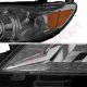 Toyota Sienna 2011-2017 Black Front Grille with Chrome Trim and Smoked Projector Headlights