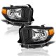 Toyota Tundra 2014-2017 Black Euro Headlights