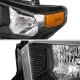 Toyota Tundra 2014-2017 Black Euro Headlights