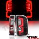 GMC Sierra 2500HD 2015-2019 Custom LED Tail Lights Black Red