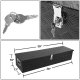 Chevy Silverado 1999-2006 Black Aluminum Truck Tool Box 39 Inches Key Lock