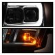 Chevy Avalanche 2007-2014 Smoked LED Tube DRL Projector Headlights