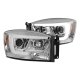 Dodge Ram 2500 2006-2009 LED Tube DRL Projector Headlights