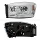 Dodge Ram 2500 2006-2009 LED Tube DRL Projector Headlights