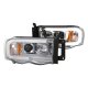 Dodge Ram 2002-2005 LED Tube DRL Projector Headlights
