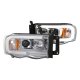 Dodge Ram 3500 2003-2005 LED Tube DRL Projector Headlights