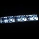 GMC Sierra 3500HD 2007-2014 Black Smoked CCFL Halo Projector Headlights